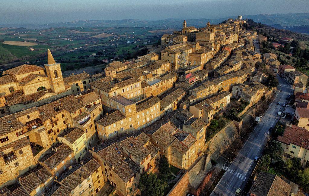 Dorp Cingoli in Le Marche